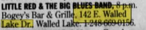 Dick Morris Chevrolet (Walled Lake Chrysler Plymouth) - Dec 1997 Bogeys Ad (newer photo)